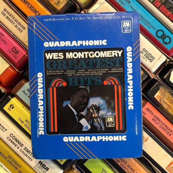 Wes Montgomery : Greatest Hits , Quad 8 Track Tape* - Picture 1 of 5